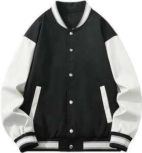 Blouson Bomber Unisexe en Gros, Design Personnalisé Style Baseball Varsity, Haute Qualité, Tendance, Idéal pour l'Hiver, Rembourré en Coton pour Hommes - Product Image 1