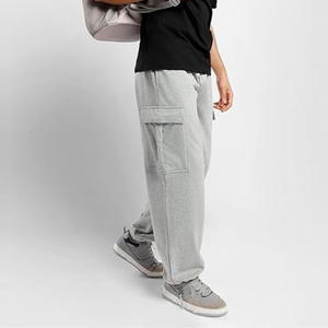 Pantalon de jogging cargo pour homme, éco-responsable, taille mi-haute, poids moyen, coupe ample, avec cordon de serrage, style streetwear décontracté - Product Image 1