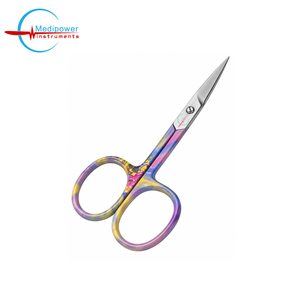Ciseaux professionnels pour cuticules, courbés, recouverts de papier, lame de précision tranchante, manucure, pédicure, instrument de soin de beauté - Product Image 4