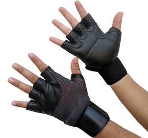 Gants de musculation personnalisés avec logo pour hommes et femmes, en polyester, pour la salle de sport, vente en gros - Product Image 1