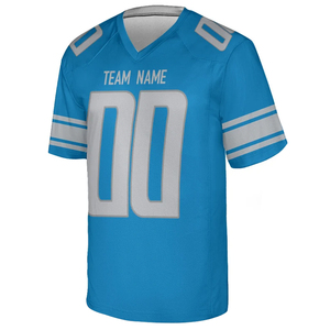 Jersey de Fútbol Americano de Manga Corta, Transpirable, de Último Diseño, Talla Grande, Secado Rápido, Ropa Deportiva, MOQ Bajo, Jersey Sublimado Estampado - Product Image 2