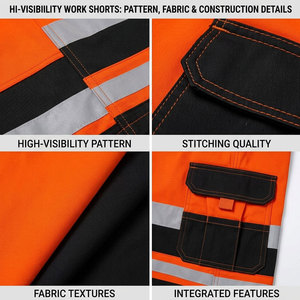 Shorts de travail personnalisés avec logo, en tissu Ripstop durable, vêtements de travail utilitaires, vente en gros, fabricant OEM - Product Image 6