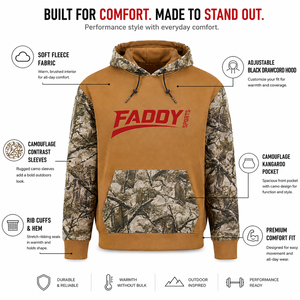 Sudadera con Capucha de Esquí Personalizada para Hombre, Estampado de Camuflaje, Forro Polar Térmico, Sudadera para Snowboard, Ropa Deportiva de Invierno para Exteriores, Sudadera Urbana - Product Image 5