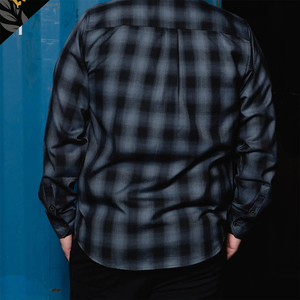 Men's Long Sleeve <b>Plaid</b> Flannel <b>Shirt</b> Casual Turn-down Collar Full Sleeve Anti-Wrinkle Woven Cotton Autumn Wear - Product Image 5