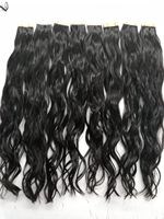 Cheveux vierges indiens Remy Tyagi à cuticules alignées, 50 grammes, pack de bandes adhésives double face, cheveux naturels ondulés, raides, bouclés 780