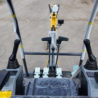 Mini-excavatrice compacte à bras zéro, petite pelle hydraulique à prix d'usine, certifiée CE, à vendre