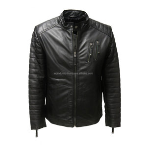 Meilleure veste en cuir pour hommes à la mode pour l'hiver, vêtements de qualité supérieure à coupe ajustée, veste en cuir décontractée pour hommes - Product Image 5