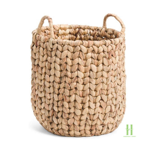 BEST SELLING Eco-Friendly Natural Seagrass Basket Handmade Woven Storage Basket with Handles for Home Organization and Storage - Product Image 2