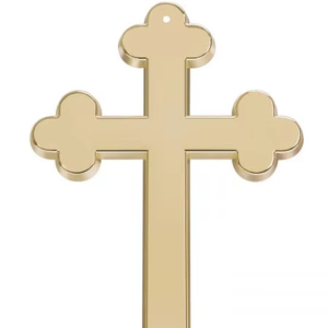 Wall Mounted Simple Bishop's Blessing Crucifix Eco-friendly Custom Color Christian Catholic Church Crucifix For Christmas - Product Image 1
