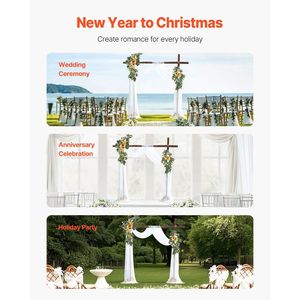 21 piedi girasole arco nuziale drappeggio tessuto Kit fiori artificiali per cerimonia nuziale ricevimento sfondo decorazione Pack 3 - Product Image 6