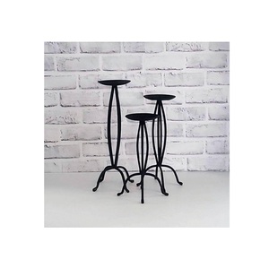 Support de bougie en métal, lanterne classique en fer pour centre de table, éclairage de balcon, jardin, soirées amusantes, dîners, événements lumineux - Product Image 3