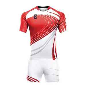 ชุดยูนิฟอร์มรักบี้คุณภาพสูงแบบกำหนดเองได้ ระบายอากาศได้ดี ขายส่งยอดนิยมประจำปี 2026 ผลิตจากโพลีเอสเตอร์ 100% สำหรับทีม - Product Image 6