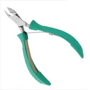 Ergonomic Finger <b>Cuticle</b> Trimmer Nail Nipper Stainless Steel Straight Blade Wide Jaw Opening Durable Professional Beauty <b>Tool</b> - Product Image 3