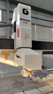 GANGER CNC <span class=keywords><strong>Dekon</strong></span> Dalle GQ-3220D 5 Axes Pont Scie Pierre Machine De Découpe Avec Aspiration - Product Image 6