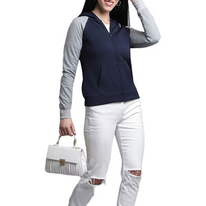 Sweat-shirt oversize uni pour femme, avec logo personnalisé, épaules tombantes, en molleton, style streetwear professionnel, nouvelle collection 2026 - Product Image 1