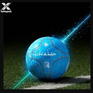 Ballon de football de haute qualité, écologique, avec logo personnalisé, en PU et PVC, fabriqué au Pakistan, imperméable, OEM, sur mesure - Product Image 3