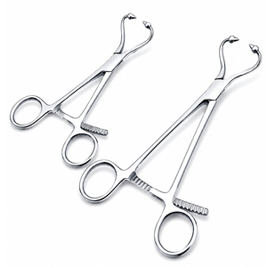 Forceps manuel en acier inoxydable pour la réduction osseuse – Outil de maintien de plaques avec embout sphérique pour la chirurgie vétérinaire et orthopédique - Product Image 1