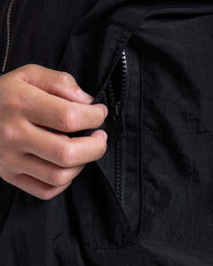 Wholesale Men's Custom Oversized Windproof Zipper <b>Track</b> <b>Jacket</b> Solid Color Stand Collar Casual Autumn Wear OEM ODM Manufacturer - Product Image 6