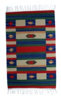 Tapis de sol modernes en coton faits à la main, lavables, réversibles, lavables en machine, épaisseur personnalisable pour usage commercial