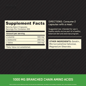 Cápsulas de BCAA Naturales para Recuperación Muscular de Marca Privada, Suplementos de Aminoácidos para Cápsulas de BCAA - Product Image 2