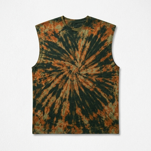 Nouveau débardeur tie-dye style hip-hop 2026, coupe ample, décontracté, sans manches, design personnalisé, séchage rapide et respirant - Product Image 4