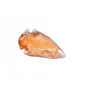 หัวลูกศรหินออบซิเดียนธรรมชาติสีดำสำหรับทำเครื่องประดับหัวลูกศรคริสตัลทำด้วยมือจำนวนมากจากอินเดียขายส่งผู้ผลิตขัดเงา - Product Image 3