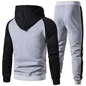 ชุดเซ็ตเสื้อฮู้ดและกางเกงจ็อกเกอร์ Wholesale Fifth Gear International แบบทูโทน ยูนิเซ็กส์ มีกระเป๋าจิงโจ้ เหมาะสำหรับฤดูหนาว ออกกำลังกาย เล่นกีฬา ผลิตจากผ้า 100% - Product Image 6