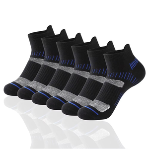 Calcetines Deportivos Personalizados al por Mayor, de Moda Atlética para Gimnasio, para Hombre, Bordados, de Algodón Tejido, Unisex, Transpirables, Cómodos, con Diseño Jacquard - Product Image 1