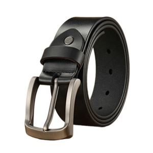 Cinturón de Cuero Genuino para Hombre, Color Marrón, de Piel de Vaca, de Alta Calidad, Personalizado, al por Mayor - Product Image 1