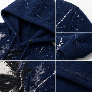 Best Selling High Quality Men's Winter Solid Fleece <b>Sublimation</b> <b>Hoodie</b> with Customizable Options for Adults - Product Image 4