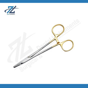 Crile Hemostatic Forceps 12cm 1x2 Teeth Quality Stainless Steel Surgical <b>Clamp</b> Manual Surgical Instrument Manufacturer Pakistan - Product Image 2