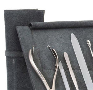 Estuche de Manicura de Cuero de Alta Calidad al por Mayor |   Funda protectora compacta para organizador de viaje |   Cuero de vaca hecho a mano personalizable - Product Image 2