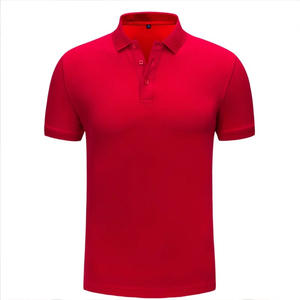 Polo à double couture pour homme en tissu mélangé coton, confortable, décontracté, tendance, de qualité supérieure, à manches courtes, pour un usage quotidien - Product Image 3