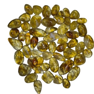 KHUSHI <b>GEMS</b> <b>STONE</b> Natural Citrine Oval Cut Gemstone Golden Yellow From Rajasthan 20-45mm for Jewelry Making - Product Image 4