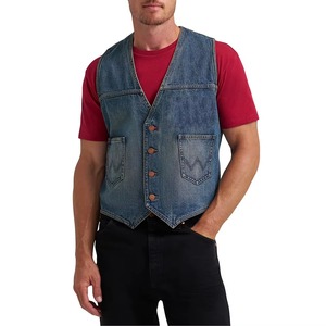 Chaleco Vaquero de Algodón para Hombre, a la Moda, en Oferta, Chaleco Vaquero Masculino de Alta Calidad y Diseño Premium - Product Image 1