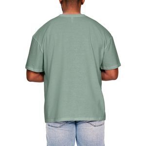 เสื้อยืดคอตตอน 100% หนัก 230GSM คุณภาพพรีเมียมสำหรับผู้ชาย แบบยูนิเซ็กซ์ สกรีนโลโก้ได้ตามต้องการ เสื้อยืดเปล่าทรงโอเวอร์ไซส์ เสื้อยืดผู้ชายไซส์ใหญ่ - Product Image 2