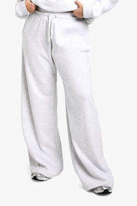 Pantalones de chándal de invierno de diseño único, de poliéster/algodón, de talla grande, de pierna ancha, de ajuste regular, con encaje, para mujer, los más vendidos. - Product Image 5