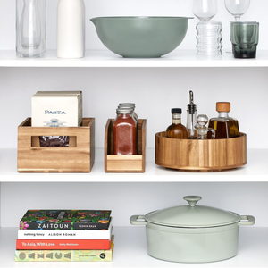 Wholesale High Quality Acacia Wooden Open-Front <b>Bin</b> for Kitchen Organization Kitchen Containers <b>Storage</b> from Vietnam - Product Image 4