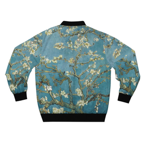 Men's Bomber Jacket Turn-down Collar Zipper Closure Hand Drawn <b>City</b> Print Polyester Shell Casual Autumn Wear Regular Fit <b>comfort</b> - Product Image 4