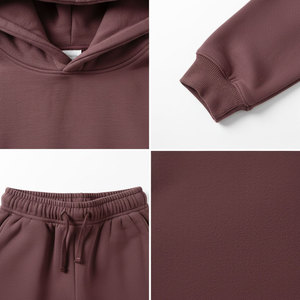 ชุดเสื้อฮู้ดและกางเกงจ็อกเกอร์ผู้ชาย ชุดลำลองสวมใส่สบาย ขายส่ง ผู้ผลิตเสื้อผ้าตามสั่ง - Product Image 5