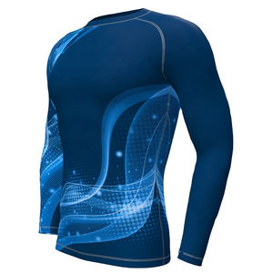 Camiseta de Protección Solar (Rash Guard) Estampada de Alta Calidad al Por Mayor, con Mangas Largas, para Hombre, Precio Más Bajo, Superventas - Product Image 3