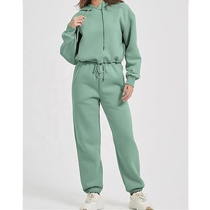 Conjunto Deportivo Informal Personalizado de Fábrica, Sudadera con Capucha para Mujer, Pantalones Deportivos, Conjuntos de Joggers, Pantalones Cargo, Trajes Deportivos Unisex - Product Image 3
