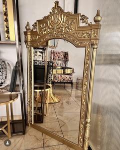 <b>Mirror</b> in Gold Finish Ultra Luxury Decorative <b>Wall</b> <b>Mirror</b>, Wholesale Modern Home & Hotel Decor, Premium Stylish Designer <b>Mirror</b> - Product Image 2