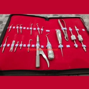BISONS Professional Dental <b>Instrument</b> Kit Stainless Steel Dental <b>Surgical</b> <b>Instruments</b> Set for Dentist Clinic Use - Product Image 3