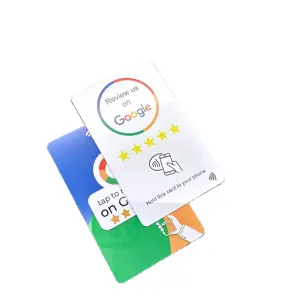 การ์ดตรวจสอบธุรกิจแบบไร้สัมผัสของ Google ที่พิมพ์แบบกําหนดเองการ์ด NFC ที่ตั้งโปรแกรมได้ - Product Image 1