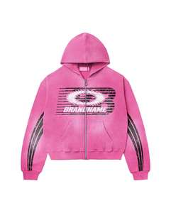 Conjunto Deportivo de Invierno Estilo Urbano con Cremallera, Pantalones Acampanados, Tela y Logotipo Personalizados, Ropa Casual a Rayas para Hombre - Product Image 3