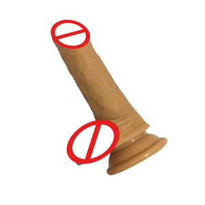 Dildo Stimolatore Punto G a Doppio Strato in Silicone Liquido Impermeabile, Giocattolo Portatile per Masturbazione Femminile, Pene Finto Morbido - Product Image 4