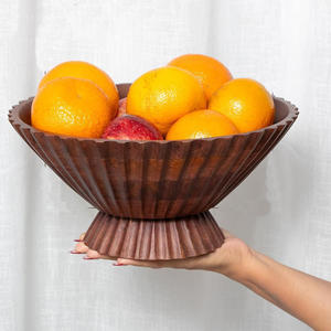 Tazón de Madera Multiusos Ecológico Estilo Americano para Desayuno, Cena, Servir Frutos Secos, Palomitas, Decoración de Mesa para Fiestas - Product Image 2
