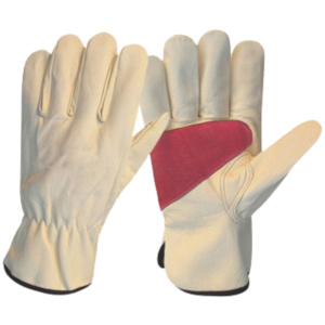 Premium Quality Durable Reinforced Smooth Goat Grain Leather Adjustable Wristlet Safety <b>Gloves</b> Construction Garden Work - Product Image 3