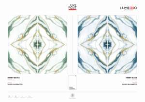 Carreaux de porcelaine effet marbre brillant de designer, format 60x120cm (600x1200mm, 24x48 pouces), dalles premium pour murs et sols intérieurs - Product Image 3